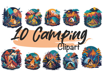 Camping clipart