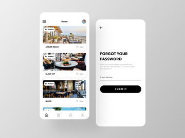 Food App Home Forgot UI #3