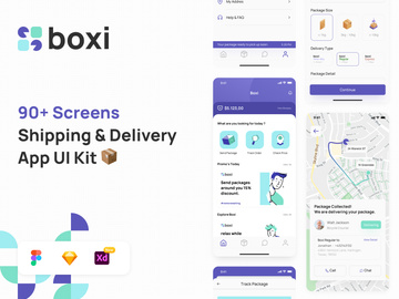 Delivery App UI Kits