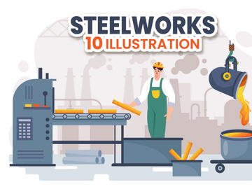 10 Steelworks Illustration