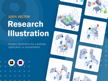 [Vol. 12] Research - Landing Page Illustration