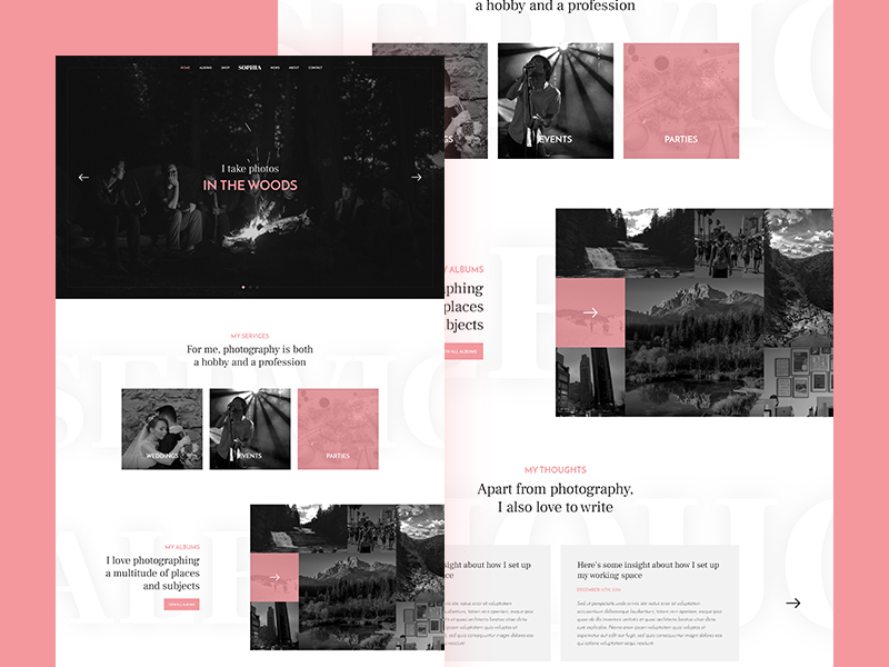 Photography Landing Page