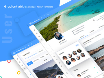 User - Gradient Able bootstrap 4 admin template