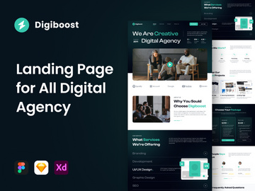 Digiboost - Landing Page for All Agency
