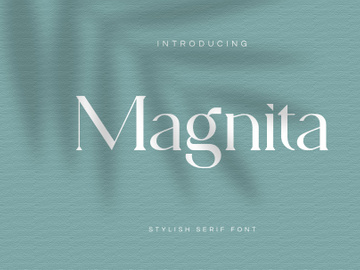 Magnita - Serif Font