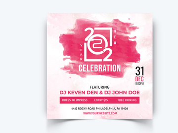 New Year Social Media Instagram Posts Template