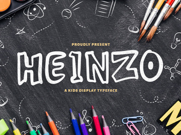 Heinzo - Playful Display Font