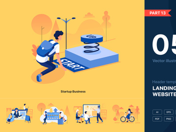 [Part 13] Website illustrations set