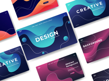 Minimalist abstract liquid background