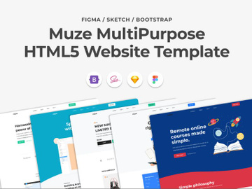 Muze Multi-Purpose Bootstrap HTML5 Template