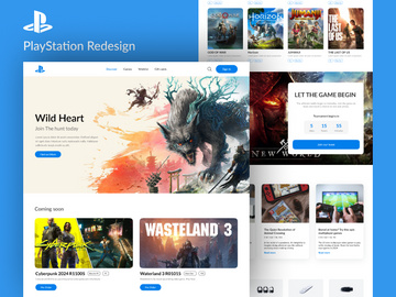 PlayStation Website Redesign