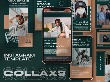 Collaxs Instagram Template