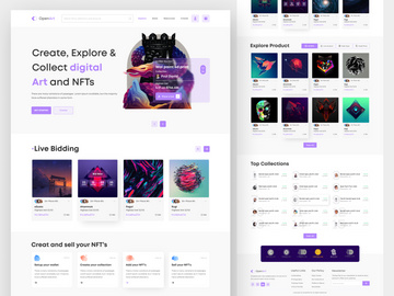 OpenArt - Monster NFT Marketplace Website