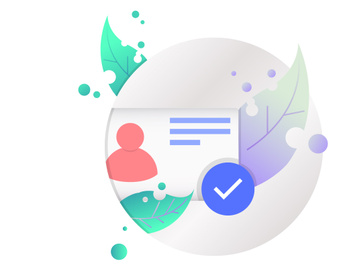 illustration vector icons id card