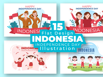 15 Indonesia Independence Day Illustration