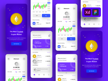 Crypto Wallet App Design