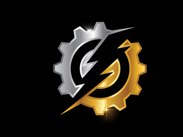 Electricity Logo template Lighting bolt sign symbol.