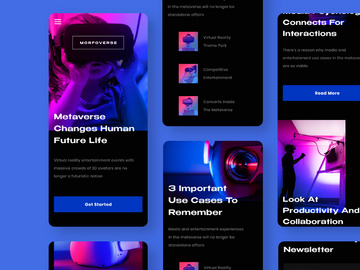 Morfoverse Product VR Mobile Responsive