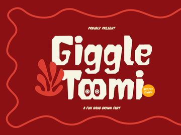 Giggle Toomi | Fun Hand Drawn Font