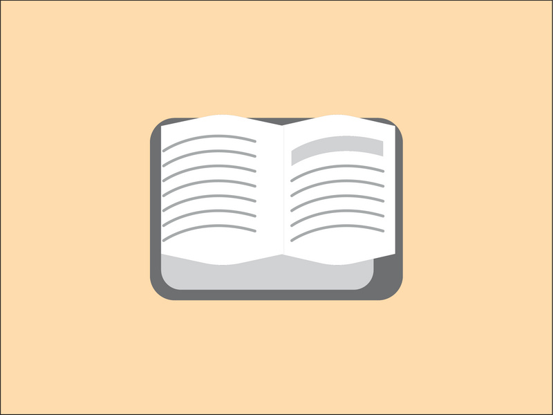 📚 Flat Design Book Icon in Adobe Illustrator 🎨 by ~ EpicPxls