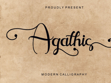 Agathis - Modern Calligraphy