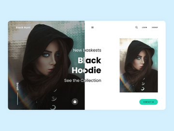 Shopping Web Landing Page