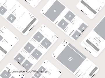 Ecommerce App Wireframes