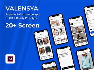 Fashion App UI Kit & Prototype