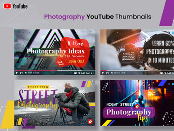 Photography YouTube Thumbnails