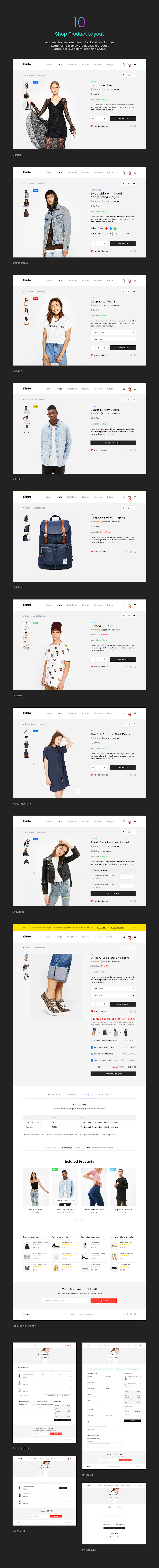 FLINTO – eCommerce PSD Template