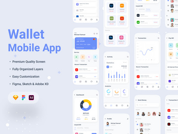 Wallet Mobile App UI Kit