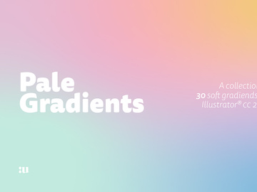 High-Resolution Pale Gradients Freebie