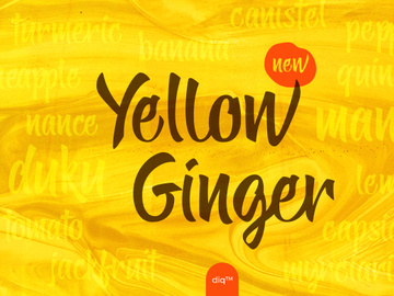 Yellow Ginger Font