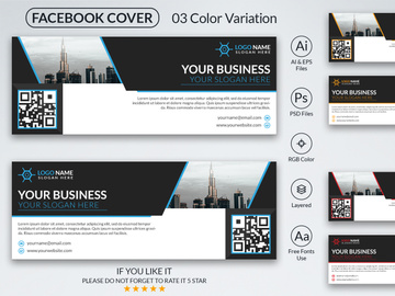Corporate Facebook Cover Design Template