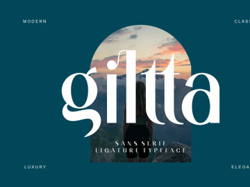 giltta sans serif font