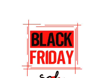 Black Friday Modern Sale Banner Template