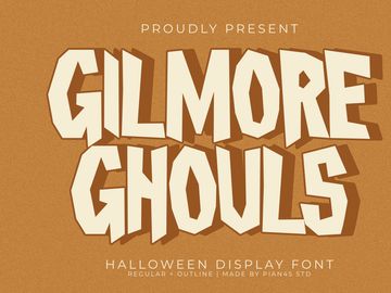 Gilmore Ghouls - Halloween Display Font