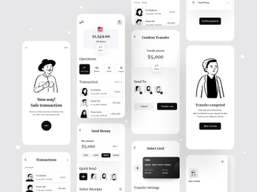 Transfy Money Transfer Mobile Application Design