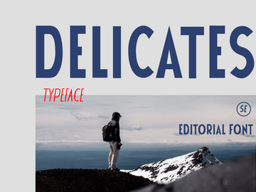 Delicates - Display Font