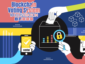 10 Blockchain Voting System Illustration