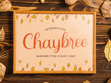 Chaybree - Handwritten Font