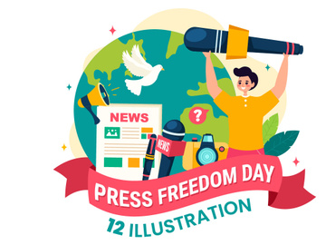 12 World Press Freedom Day Illustration