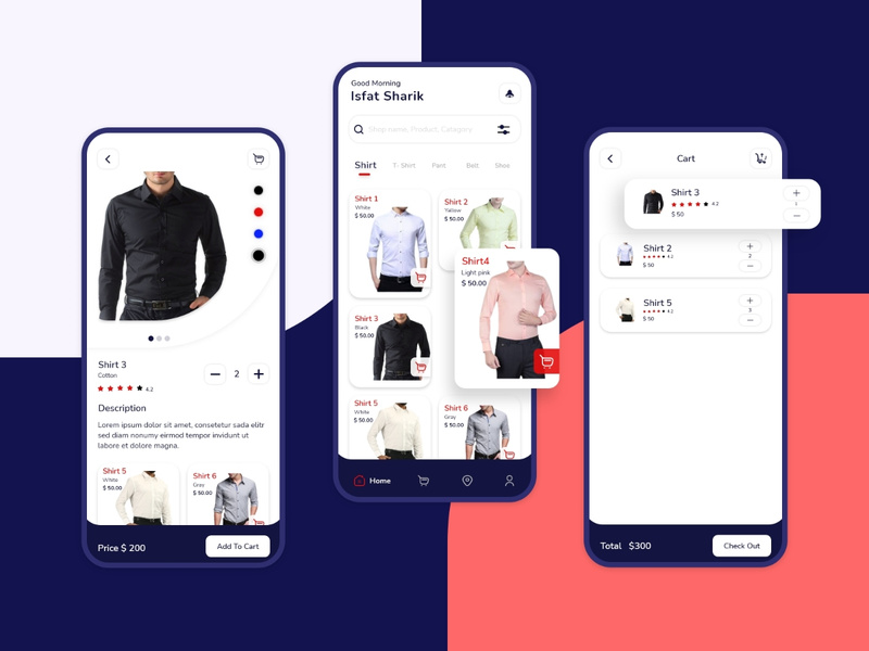 Fashion Ecommerce Mobile App Ui Kit by Ordain IT ~ EpicPxls