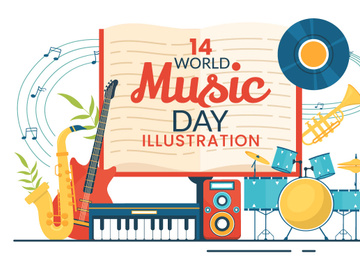 14 World Music Day Illustration