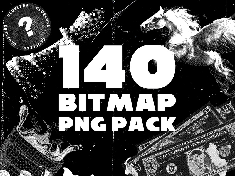 140 Bitmap PNG Pack by Ivan Slavchev ~ EpicPxls