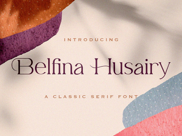 Belfina Husairy - Classic Serif Font