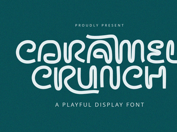 Caramel Crunch - Display Font