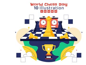 10 World Chess Day Illustration