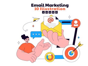 10 Email Marketing Illustration
