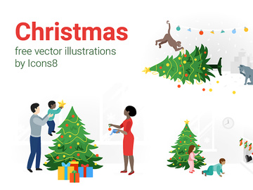 Free Christmas Vector Illustrations